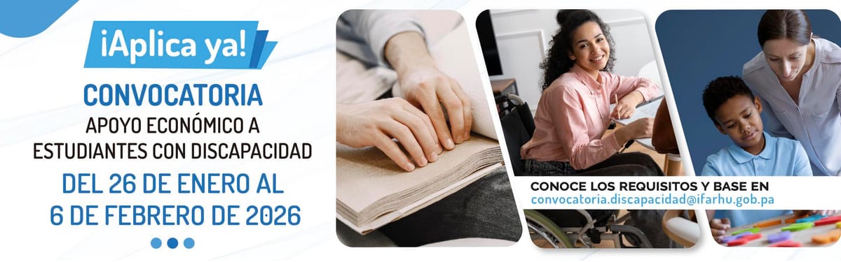 Becas IFARHU para estudiantes con discapacidad: ¡Aplica ya!