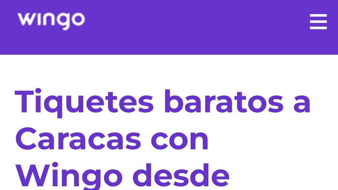Wingo reanuda vuelos a Caracas y eleva la competencia en el mercado aéreo panameño