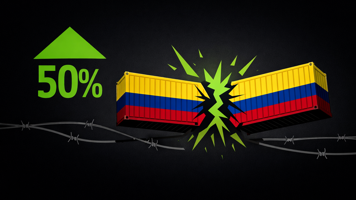 Ecuador eleva al 50% aranceles a Colombia en medio de intensificación de guerra comercial