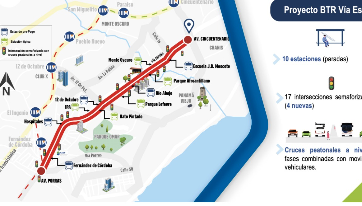MOP confirma 58 comercios en servidumbre por ampliación de Vía España