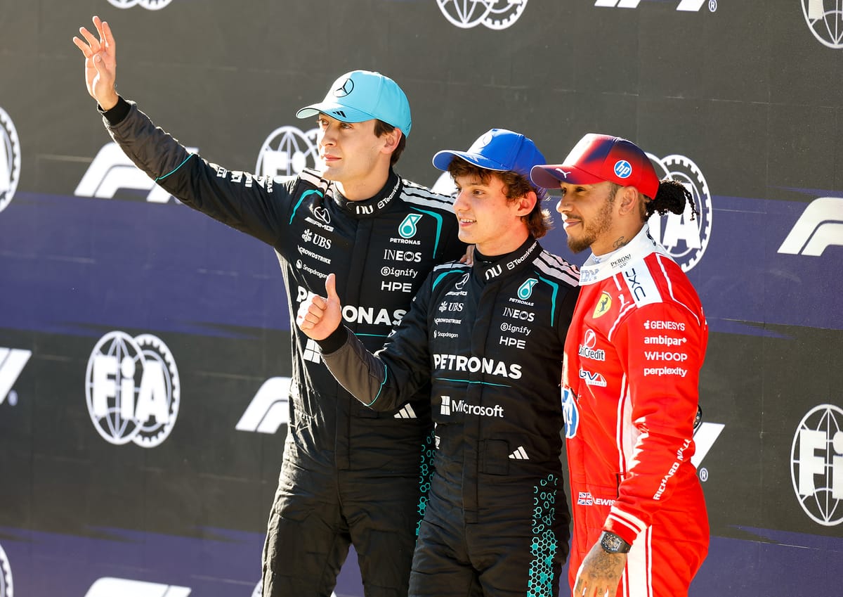 Antonelli gana en China; Hamilton debuta en el podio con Ferrari y Sainz puntúa