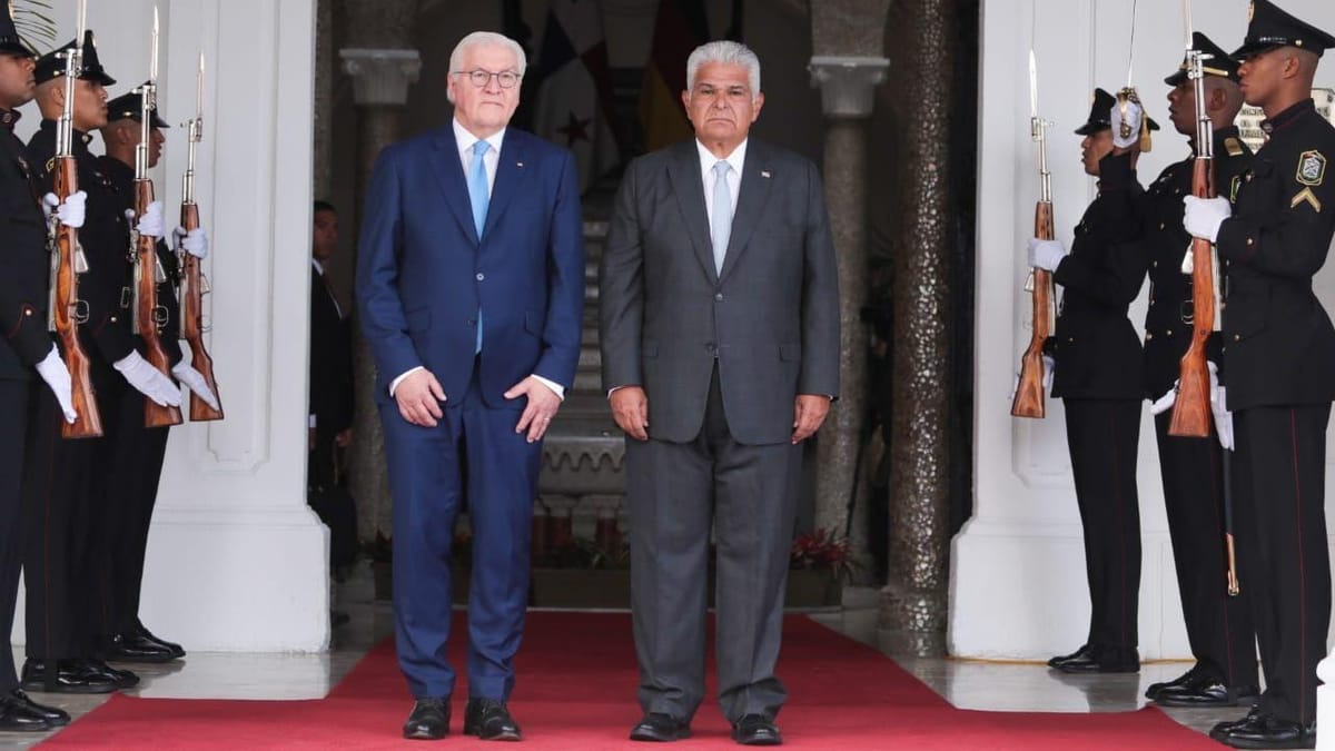 Mulino recibe a presidente de Alemania en Panamá