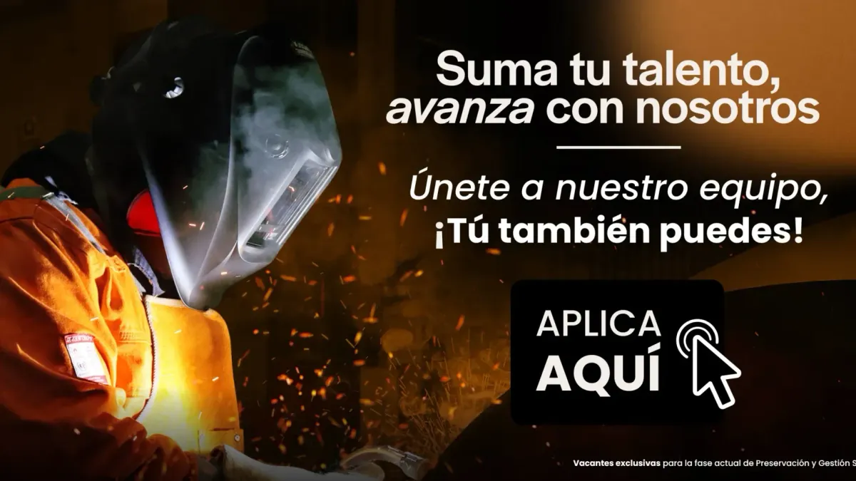 Cobre Panamá abre 1,000 vacantes con plataforma “Suma Tu Talento” para técnicos y profesionales