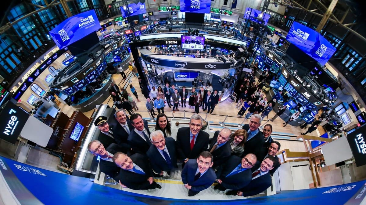 Copa Holdings celebra 20 años en la Bolsa de Nueva York y refuerza a Panamá como hub aéreo
