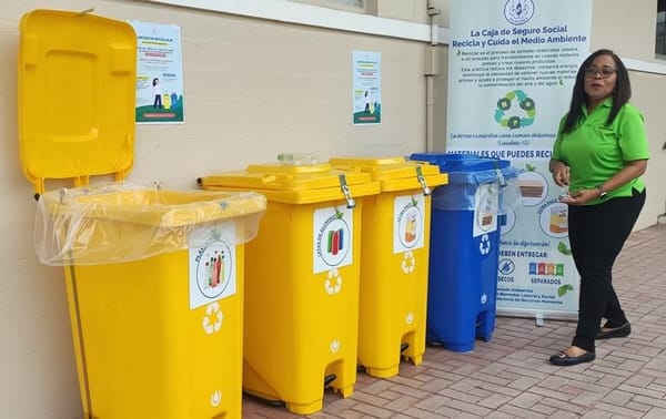 CSS inaugura punto de reciclaje en Clayton