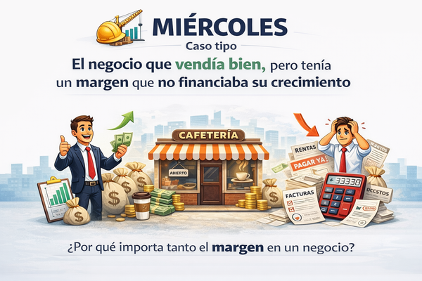 🏗️ MIÉRCOLES – Caso tipo El negocio que vendía bien, pero tenía un margen que no financiaba su crecimiento