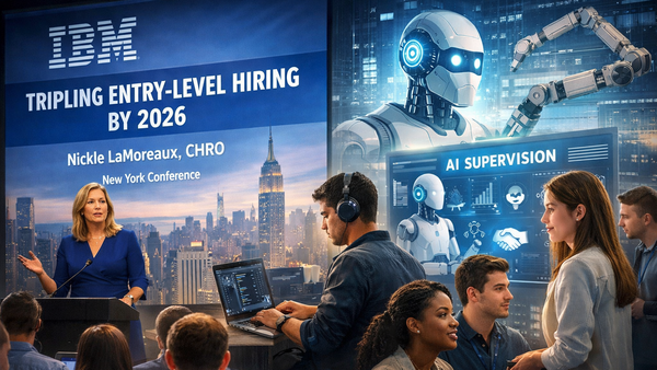 IBM planea triplicar contratación de nivel inicial en EE.UU. en 2026 amid IA