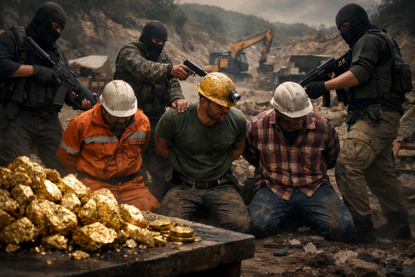 El auge de los metales preciosos impulsa la extorsión del crimen organizado en la minería de México