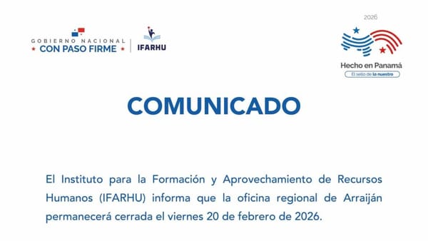 IFARHU Arraiján cerrará el 20 de febrero