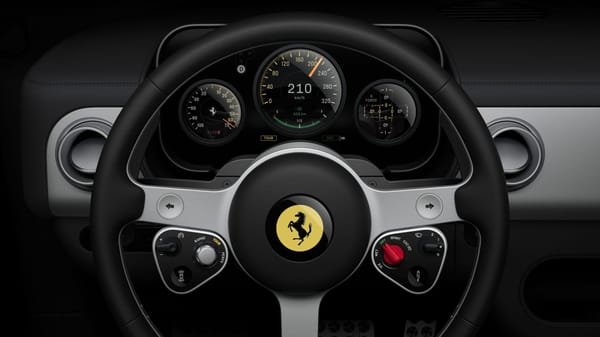 El interior del Ferrari Luce, diseñado por Jony Ive, revela un nuevo enfoque en la experiencia automotriz