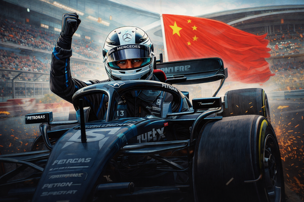 F1 China: Russell gana la sprint y Antonelli logra la pole
