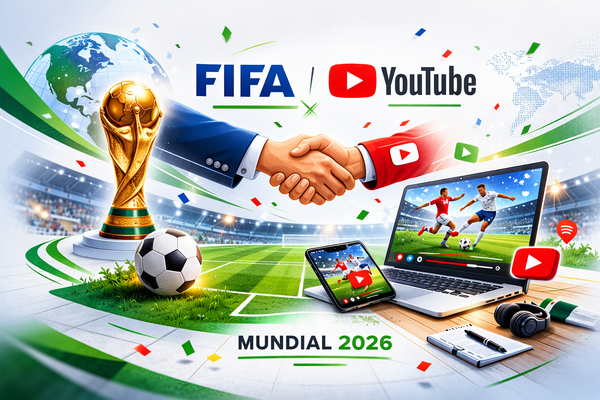 FIFA y YouTube acuerdan emisión de 10 minutos por partido del Mundial 2026