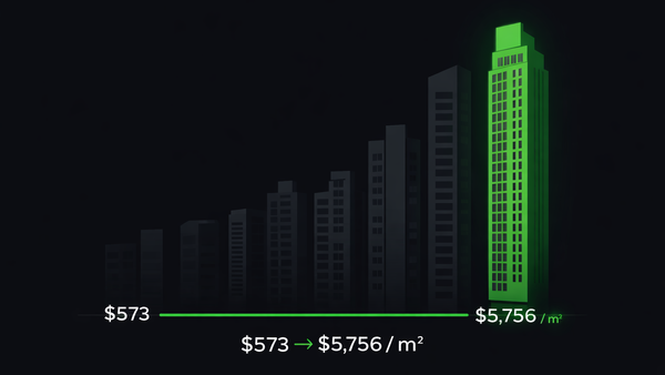 ¿Buscas comprar un apartamento en San Francisco? El m² puede variar de $573 a $5,756
