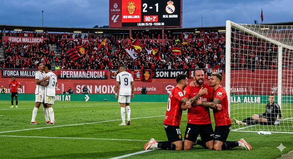 Mallorca vence 2-1 al Real Madrid en Son Moix